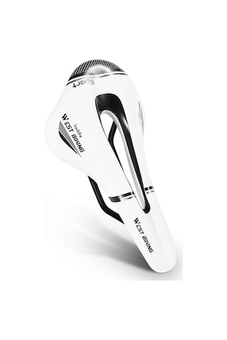 Yaozixa West Bıkıng Yol Bisikleti Jantı - Ergonomik, Konforlu, Havalandırmalı Pu Materyal - Beyaz - Baskı Dağılımı Ve Şok Emici Özellikli Beyaz