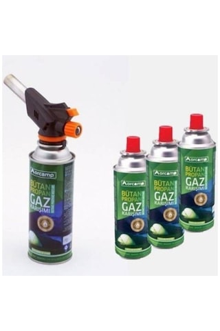 Orcamp Cx-500 Çakmaklı Kartuş Pürmüz Ve 4 Adet 227 Gr Kartuş Pürmüz Set