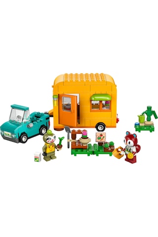 LEGO® Animal Crossing™ Leif Karavan ve Bahçe Dükkanı 77054 - 7 Yaş ve Üzeri Çocuklar için Yaratıcı Oyuncak Yapım Seti (263 Parça)