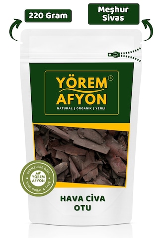 Yörem Afyon Sivas Divriği Yöresinden Katkısız, Kurutulmuş Hava Civa Otu, Ennik Otu Alkanna Tinctora 220gr.