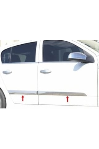 Ebal Otomotiv Opel Astra H Krom Yan Kapı Çıtası 4 prç. 2004-2010 P. Çelik (HB)