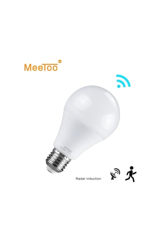 E27 Lampe Led Gece Lambası Hareket Sensörü Ile Ampul Merdiven Koridor Tuvalet Işık 25 Sıcak Beyaz