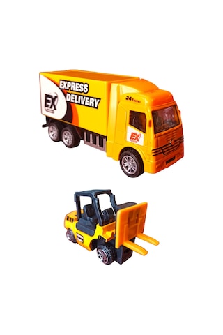 Minik Nakliyecilerin Rüyası: Metal Uluslararası Tır Ve Forklift Set