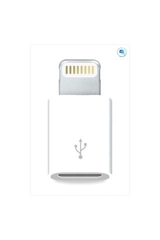 Micro Usb Lightning Dönüştürücü Adaptör Apple iPhone Apple iPad Uyumlu Otg Aparatı B