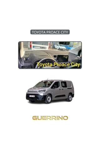 Toyota Proace Cıtytorpido Koruma Halısı Gri Kenar