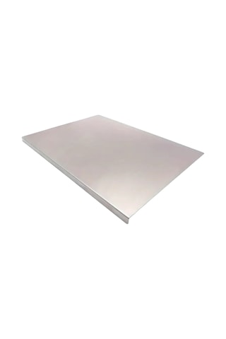 Paslanmaz Çelik 30x40 Cm Tek Taraf Bükümlü Mutfak Için Koruyucu Tezgah Kesme Tahtası 50x60cm