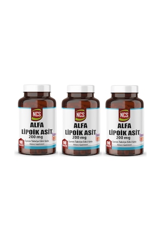 L-carnitine Alpha Lipoic Acid Koenzim Q10 90 Tablet 3 Kutu
