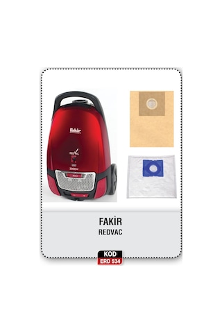 Fakir Redvac Toz Torbası 15 Adet (159770566)
