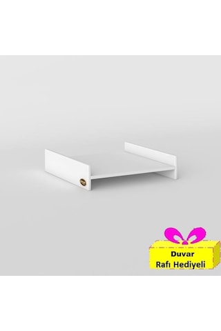 Kenzlife Çamaşır&bulaşık Makinesi Dolabı Lenya Byz 015 80 70 Banyo Aparatı Arkalıksız Büyük Boy Xlarge + Tekli Duvar Rafı Hediyeli Beyaz
