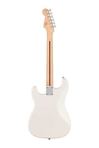 Squier 0373252580 Sonic Stratocaster Hardtail Elektro Gitar Arctic White Sabit Köprü Kutup Beyazı Ve Akçaağaç Klavye