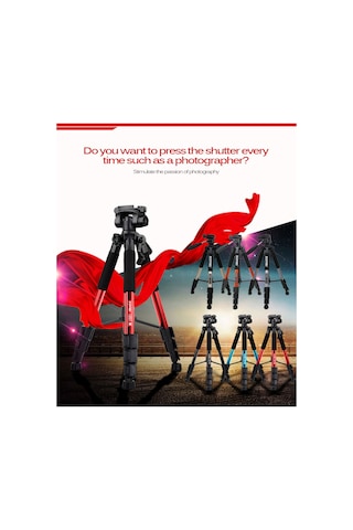 Zomei Q111 Profesyonel Alüminyum Tripod-5 Kg Taşıma Kapasiteli