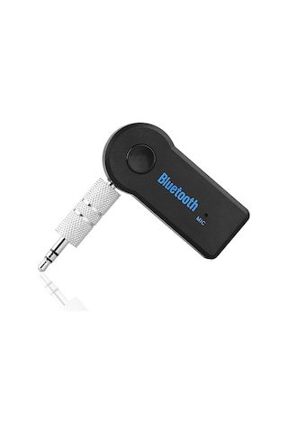 Senkiila Araba İçin Bluetooth Aux Adaptörü, Aux 3.5mm İle Kablosuz Ses Alıcısı Taşınabilir Eller Serbest Araç K 10"