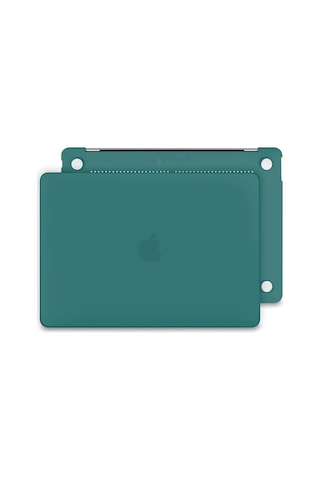NovStrap Apple Uyumlu MacBook Pro M1 M2 Çip 13.3" A2338 ile Kılıf Sert Rubber Mat Buzlu Kapak