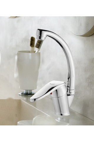 Vilas Elmas Mix Kuğu Lavabo Bataryası