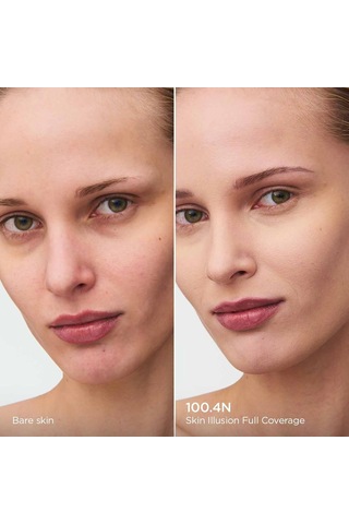 Skin Illusion Full Coverage 100.4n Tam Kapatıcılık Sağlayan Fondöten 30 Ml Çok Renkli