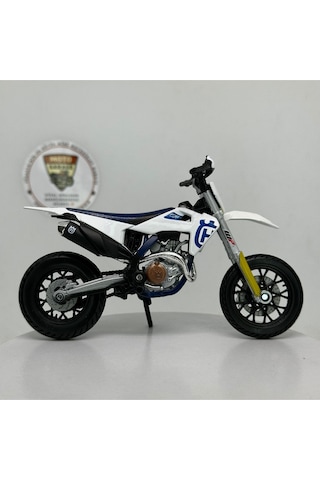 Husqvarna Fs 450 1:18 Diecast Model Motosiklet Detaylı Metal Maketna