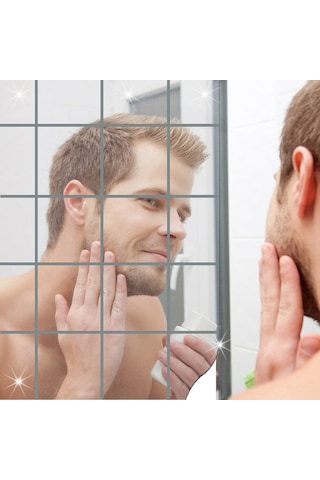 Qingmipy Kendinden Yapışkanlı Esnek Pet Ayna Çıkartmaları - Ev Dekorasyonu İçin Pratik Ve Şık Çözümler Diğer