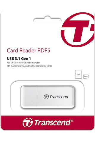 Transcend Usb 3.0/3.1 Gen 1 Çok Fonksiyonlu Kart Okuyucu Ts-rdf5w