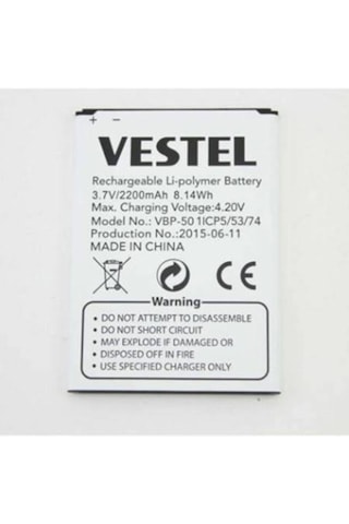 Senalstore Vestel Uyumlu Venüs 5.0 V 5.0 X Pil Batarya Vbp-50 İthal