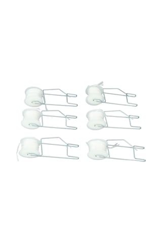 Ximistore9 6 Adet Galvanizli Çelik Domates Destek Kancaları - 15m Pp Teli İle Seracılık Bahçe Bitki Tutanak Seti