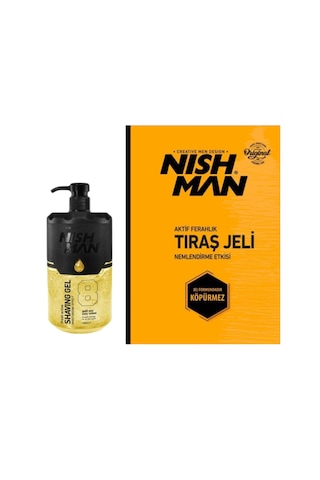 Nishman No:8 Gold One Tıraş Jeli 1 L