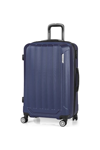 Polo&sky Spring Model Lacivert Renk Orta Boy Valiz Bavul Lacivert