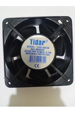 Tidar12x12x38 Ball Bearing Rulmanlı Fan