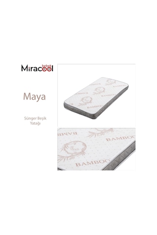 Bambo Maya Beşik Yatağı 70x110cm Bebek Yatak Oyun Parkı Yatak