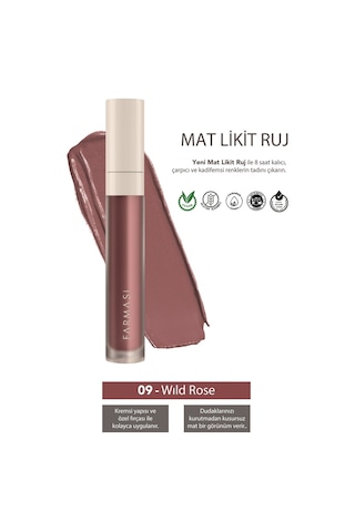 Farmasi Mat Likit Ruj 09 Wild Rose