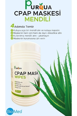 Purqua Cpap Maske Temizleme Mendili