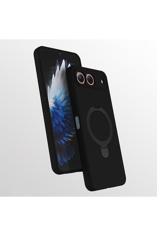 Maks Technology Tecno Spark 40 5g Kılıf M-safe Şarj Özellikli Standlı Mkst Samara Kapak - Siyah Maks Technology Tecno Spark 40 5g Kılıf M-safe Şarj Özellikli Standlı Mkst Samara Kapak - Siyah