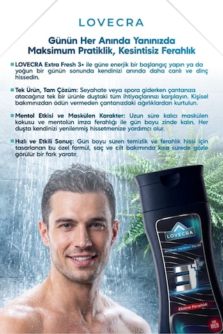 Şampuan Saç Kremi Duş Jeli For Men 3 Etkili Onarıcı Güçlendirici Bakım Besleyici 290 Ml Tüm Saç Tipleri