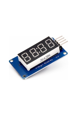 Emes Robotik Tm1637 4 Hane 4 Digit Dijital Seri 7 Segment Ekran Saat Iıc Tm1637 4 Modül