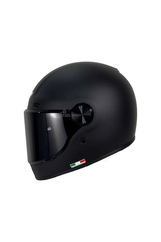 Kask Sway SW-6 Retro Mat Siyah