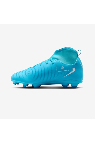 Nike Jr. Phantom Luna 2 Club Çocuk Krampon Dar Kalıp Mavi