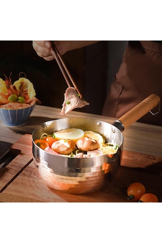 Suntek Tencere Makarna Ahşap Saplı Tava