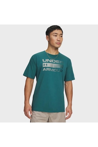 Under Armour Team Issue Wordmark Erkek Yeşil Tişört