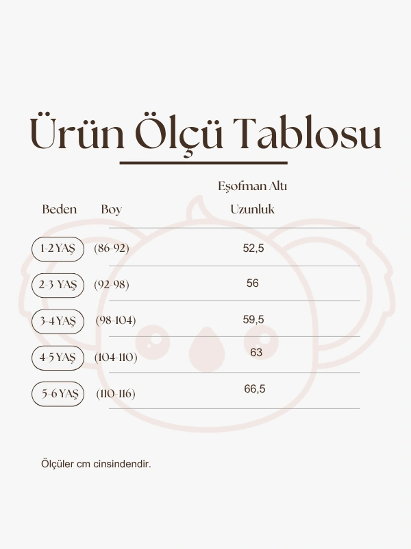 Krem Wide Leg Eşofman Altı Krem