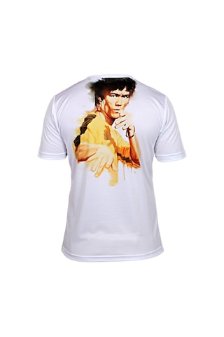 Dosmai Dijital Baskılı Bruce Lee Bisiklet Yaka Spor T-shirt Sbt136