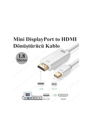 Yükskek Kalite Mini Displayport Thunderbolt To Hdmi Dönüştürücü