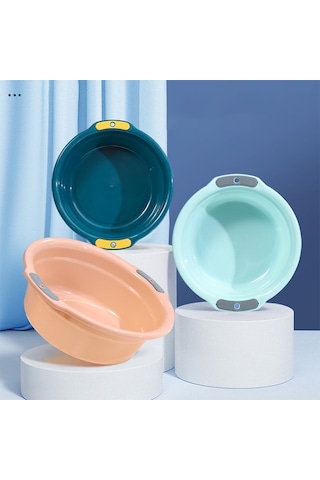 Sones Ev Tipi Asılı Kalınlaştırılmış Çift Kulaklı Kaymaz Lavabo Rastgele Renk Büyük Çok Renkli