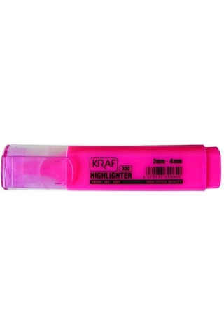 Kraf Fosforlu Kalem 330 Pembe