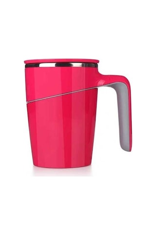 Pazly Ve Vantuzlu Termos Şık Pembe Ofis Modern Ml Düşmeyen Bardak 500 Lv Pembe