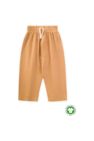 Cigit Organic Beli Fırfırlı Geniş Kesim Müslin Pantolon 1-8 Yaş Sundres Sundres