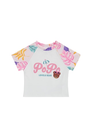 Civil Girls Lovely Bear Baskılı 2-12 Yaş Mayo Set - Pembe