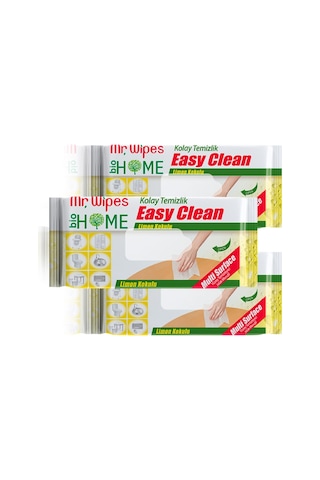 Mr. Wipes Limon Kokulu Yüzey Temizleme Mendili 3 x 40 Adet