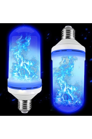 Suofeng B22 Sarı Kütleçekimli Led Alev Lambası - Gerçekçi Dinamik Alev Efekti, Dayanıklı Malzeme, Kolay Kullanım