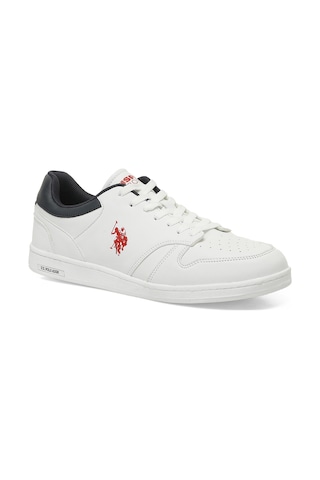 U.s. Polo Assn. Santa 4pr Beyaz Erkek Sneaker 000000000101812483 Beyaz - Lacivert - Kırmızı
