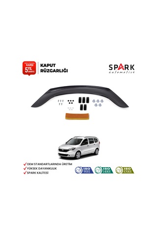 Dacia Lodgy 2013- Yılı Ve Sonrası Uyumlu Kaput Rüzgarlığı 4mm
