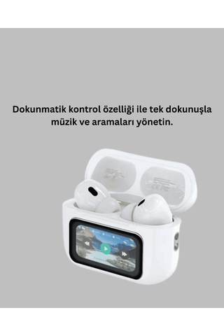 Akıllı Bluetooth Kulaklık, Dokunmatik Kontrol, Yüksek Bas Belirtilmemiş